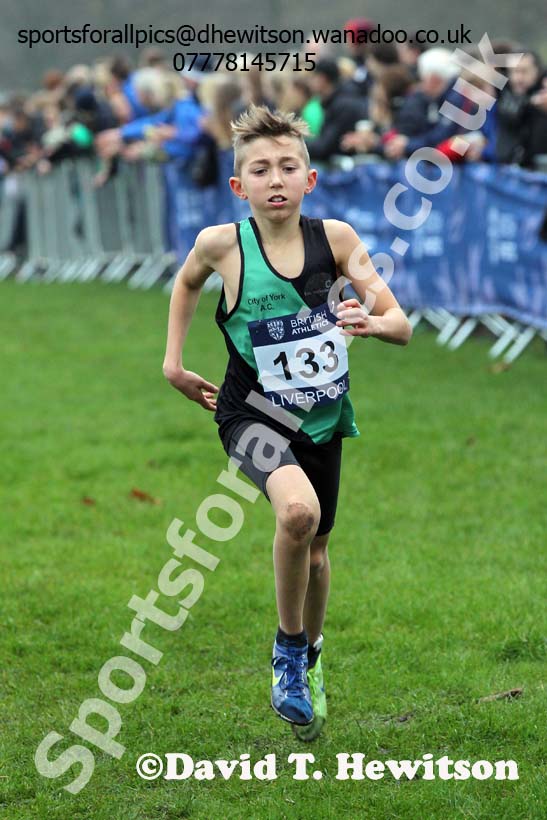 Boys under-13s European Cross Country Trials, Sefton Park, Liverpool. Photo: David T. Hewitson/Sports for All Pics